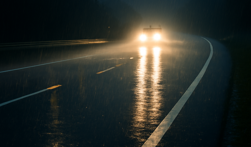 Chuva forte e faixas “sumidas”: como ler o asfalto com segurança e proteger sua carteira motorista