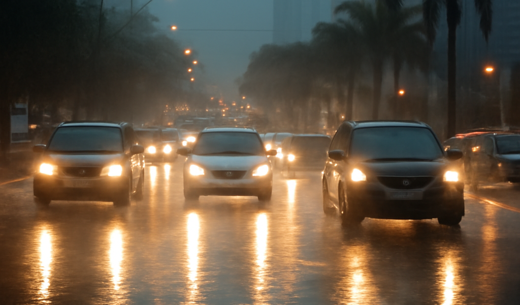Clima no volante: como empresas em crescimento reduzem acidentes e multas em chuva, neblina e pista escorregadia